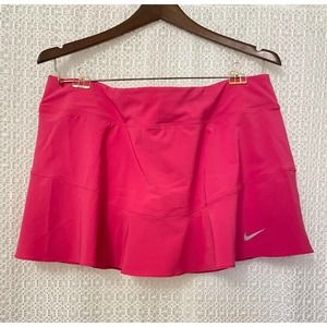 Nike - Women's Hot Pink Dri-Fit Skort Tennis Skirt - XL